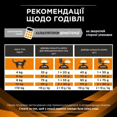 PURINA® PRO PLAN® VETERINARY DIETS OM St/Ox Obesity Management. Сухий повнораціонний дієтичний корм для дорослих котів для зн