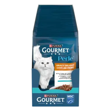GOURMET TM Perle (Перл) Соус Де-Люкс. Міні філе у соусі. З тунцем.