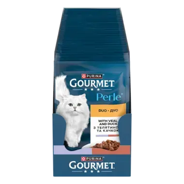 GOURMET Perle® Duo. Міні філе у підливці. З телятиною та качкою