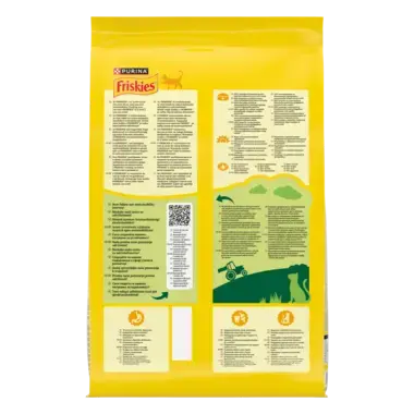 Friskies® - корм для дорослих котів з куркою та овочами