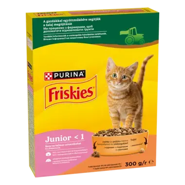 Friskies® Junior - корм для кошенят з індичкою і куркою