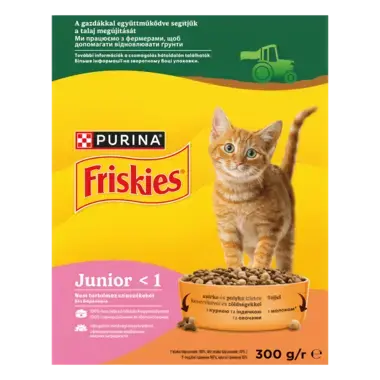 Friskies® Junior - корм для кошенят з індичкою і куркою