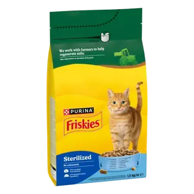 Friskies® Sterilized. Сухий корм для стерилізованих котів