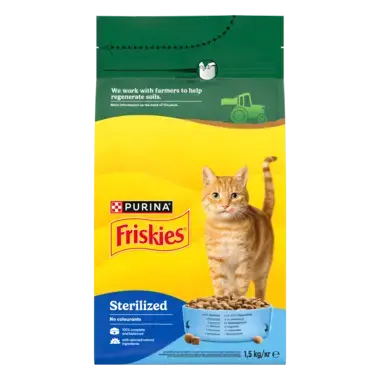 Friskies® Sterilized. Сухий корм для стерилізованих котів
