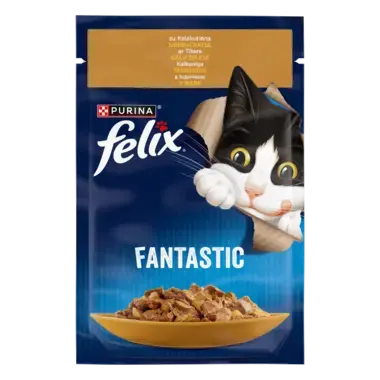 FELIX® FANTASTIC. З індичкою. Шматочки у желе. упаковка