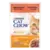 CAT CHOW® Консервований порційний повнораціонний корм для дорослих котів, з яловичиною та баклажанами, ніжні шматочки в желе.