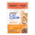 CAT CHOW® Консервований порційний повнораціонний корм для дорослих котів, з яловичиною та баклажанами, ніжні шматочки в желе.