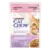 CAT CHOW® Консервований порційний повнораціонний корм для дорослих котів із чутливим травленням, з лососем та цукіні, шматочк