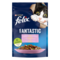 FELIX® FANTASTIC. З фореллю та зеленими бобами. Шматочки у желе. Консервований порційний повнораціонний корм для дорослих кот