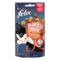 FELIX® PARTY MIX®. Гриль Мікс. Додатковий сухий корм (ласощі) для дорослих котів зі смаком курки, яловичини та лосося.