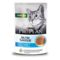PRO PLAN® STERILISED NUTRISAVOUR®. Консервований порційний повнораціонний корм для дорослих стерилізованих котів, з тріскою. 