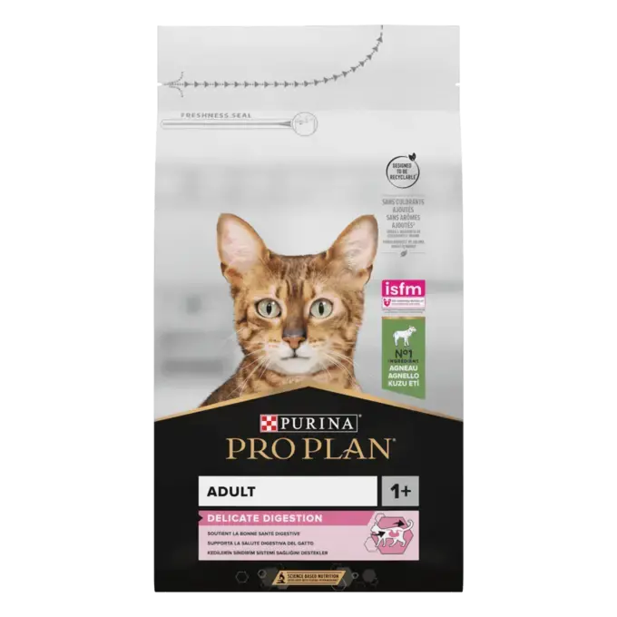 PRO PLAN® Корм з ягням для котів із чутливим травленням | Purina UA