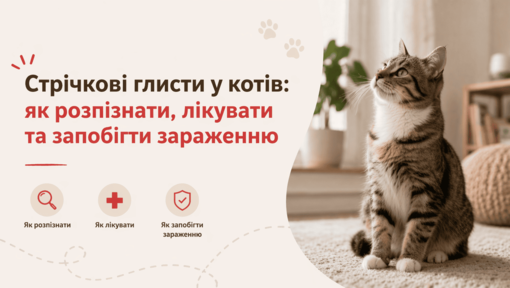 Стрічкові глисти у котів: як розпізнати, лікувати та запобігти зараженню