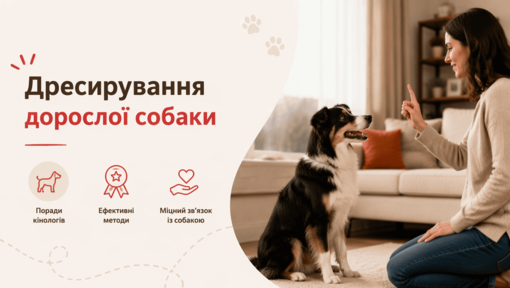 Дресирування дорослої собаки