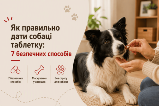 Як правильно дати собаці таблетку: 7 безпечних способів