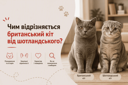 Чим відрізняється британський кіт від шотландського?