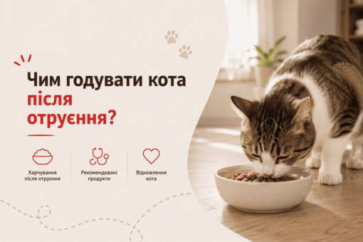Чим годувати кота після отруєння?