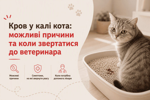 Кров у калі кота: можливі причини та коли звертатися до ветеринара