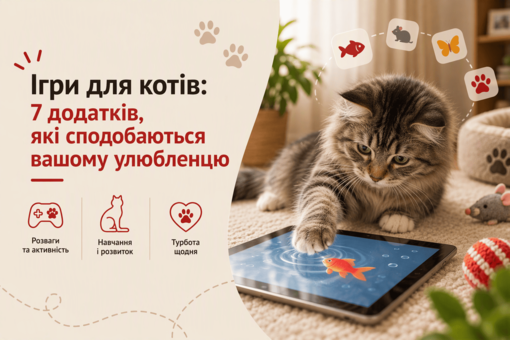Ігри для котів: 7 додатків, які сподобаються вашому улюбленцю