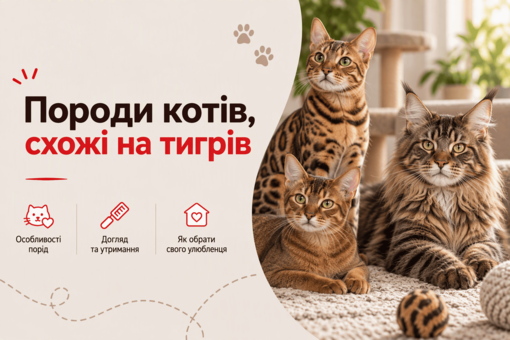 Породи котів, схожі на тигрів